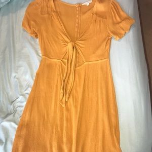 LA Hearts Tie Cut Out Dress